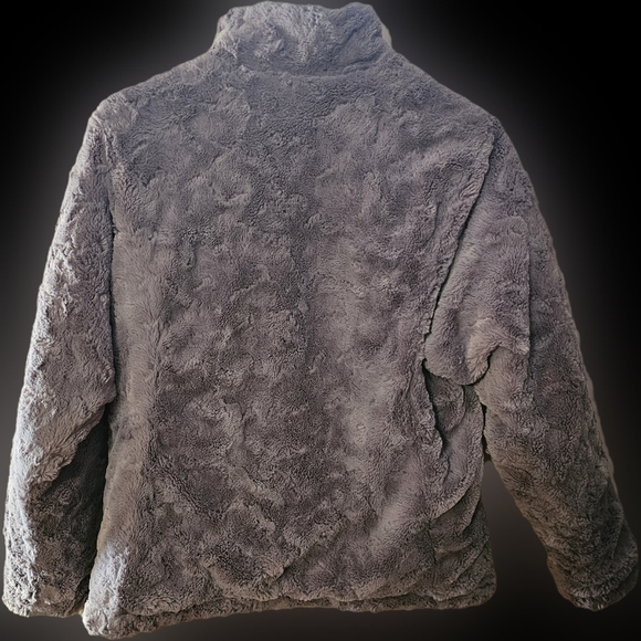 The North Face-Girls-Kids-Size 18-Teal-Reversible Mossbud‎ Swirl Jacket - Picture 4 of 5